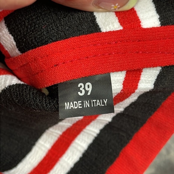 Givenchy Storm Rubber Rib Knit Thigh High Sock Boots Stars Stripe Sz 39 - Picture 16 of 16